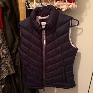 GAP Navy Quilted Vest